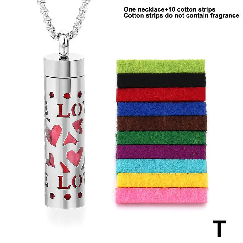 Duftschmuck hochwertige Halskette Aroma Therapie ätherisches Öl Diffusor Parfüm Anhänger