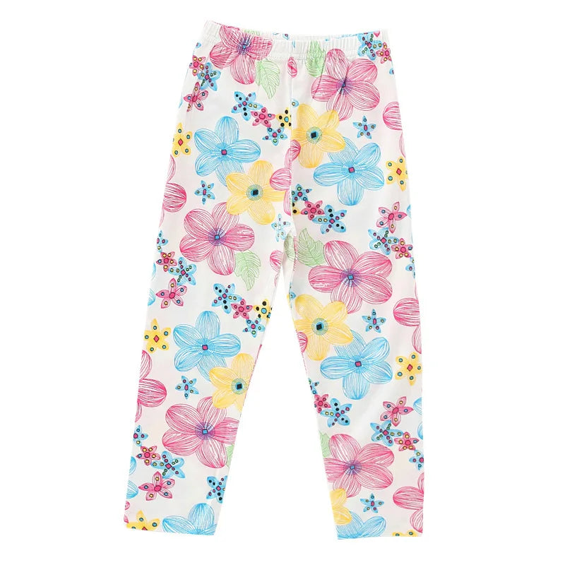 Little Maven – leggings floraux pour petites filles, pantalons pour enfants, nouvelle collection printemps et automne