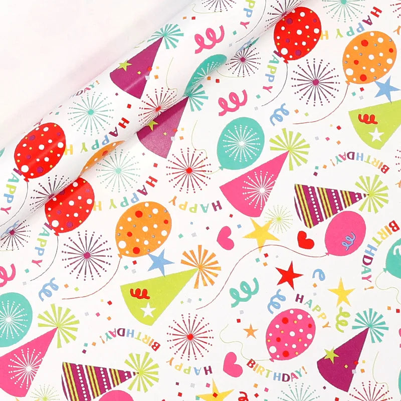 Geschenkpapierrolle Geburtstag "Happy Birthday"