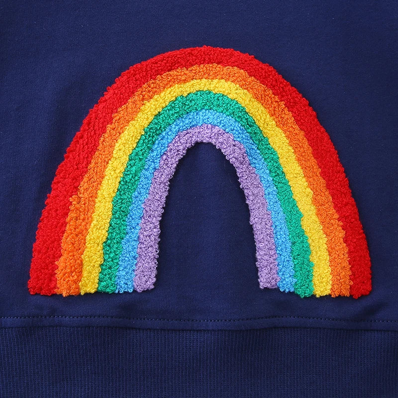 Little Maven Baby Mädchen Sweatshirt Regenbogen