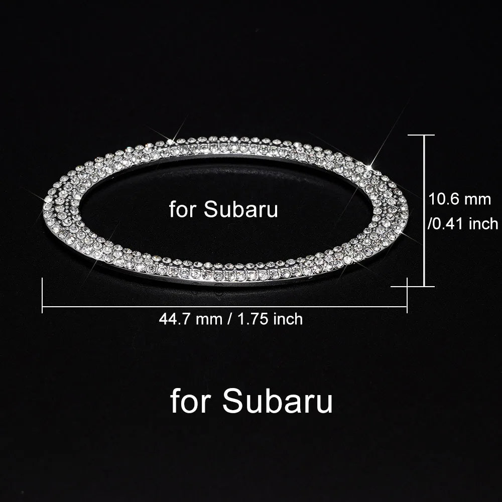 Auto Bling Lenkrad Logo Aufkleber Strass