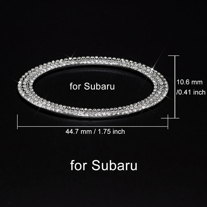 Auto Bling Lenkrad Logo Aufkleber Strass