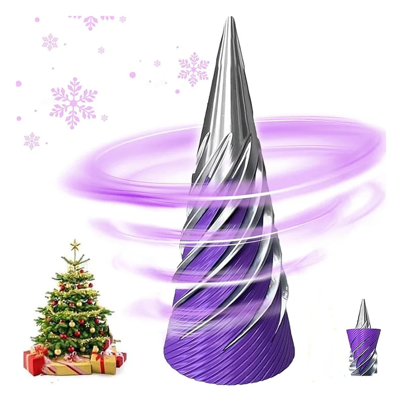 Unmögliche Spiral Pyramide Durchgangsskulptur 3D gedruckt, Helix Schraube, Anti Stress