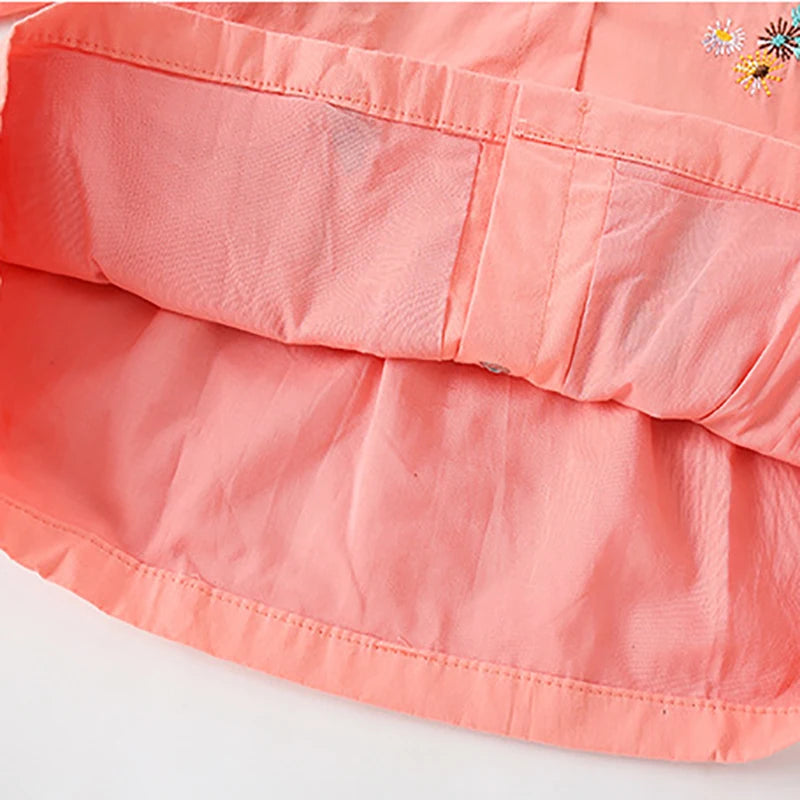 Little Maven Baby Girls Jacket Coat Embroidery Strawberry
