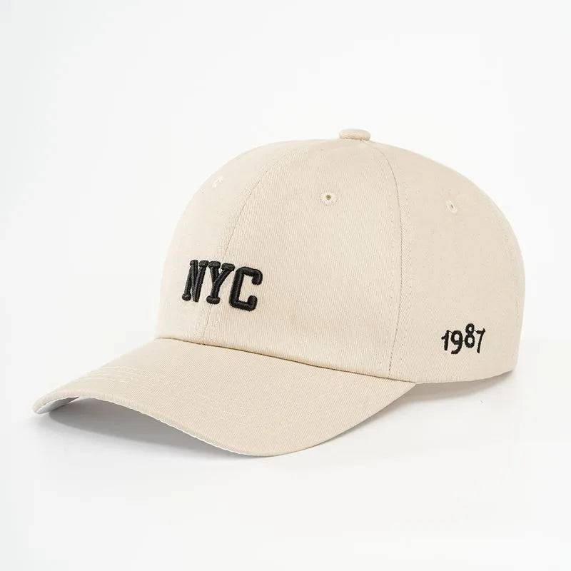 Unisex NYC Bestickte Baseball Kappe Hut Baumwolle USA Hip Hop