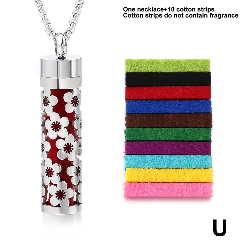 Duftschmuck hochwertige Halskette Aroma Therapie ätherisches Öl Diffusor Parfüm Anhänger