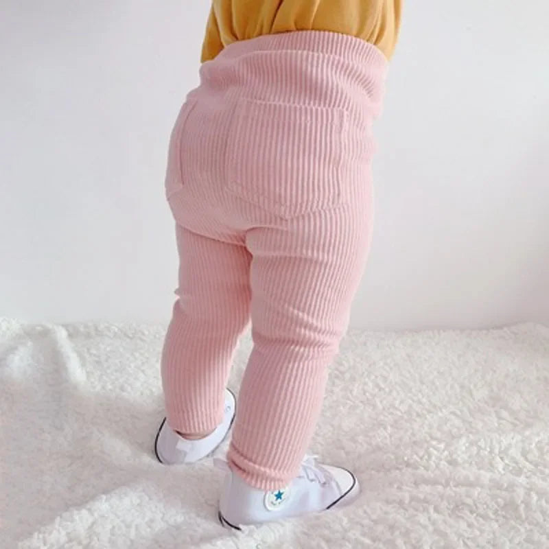 Baby Mädchen Jungen Hosen hohe Taille Baumwolle