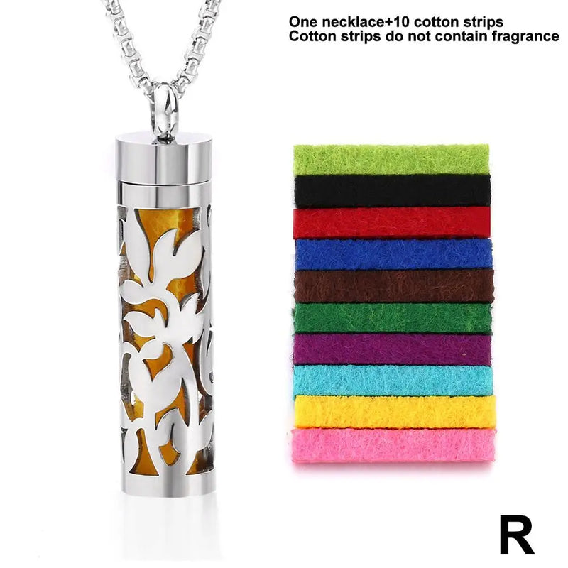 Duftschmuck hochwertige Halskette Aroma Therapie ätherisches Öl Diffusor Parfüm Anhänger