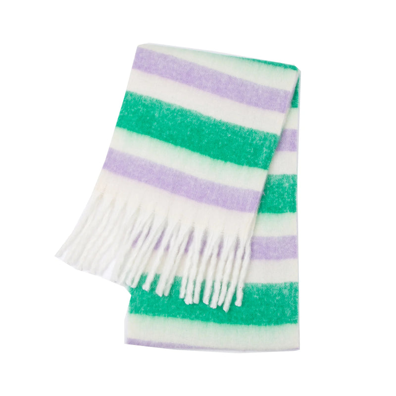 Warmer Kaschmir-Imitat Schal Langer Pashmina Foulard für Damen