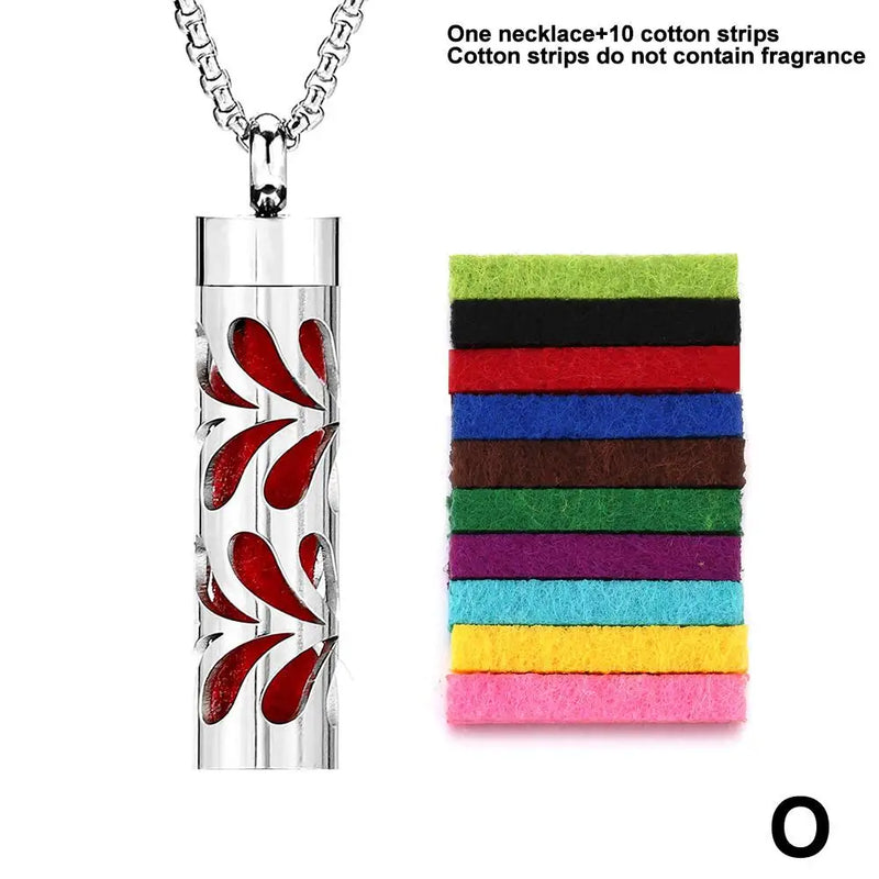 Duftschmuck hochwertige Halskette Aroma Therapie ätherisches Öl Diffusor Parfüm Anhänger
