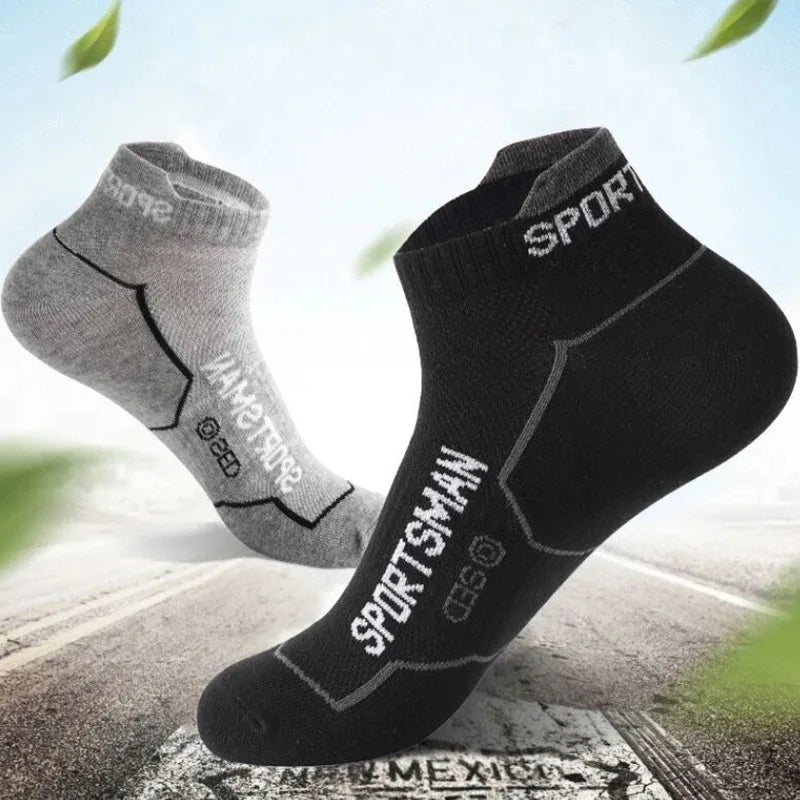 10 Paar Herren Sport Socken aus reiner Baumwolle dünne Outdoor-Sportarten atmungsaktive