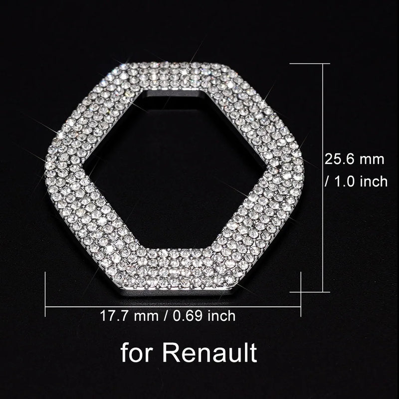 Auto Bling Lenkrad Logo Aufkleber Strass