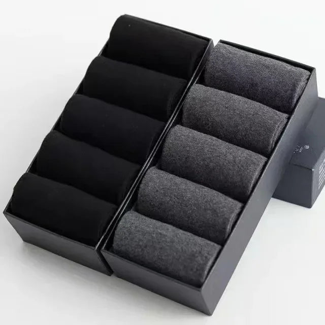 10 Paar Herren Socken aus reiner Baumwolle weiche Business Socken