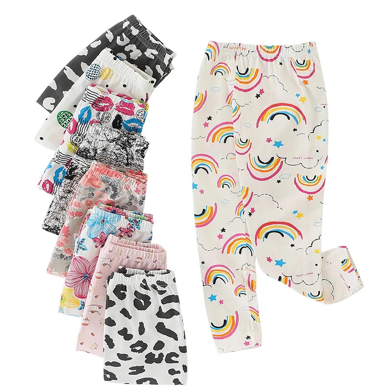 Little Maven Baby Mädchen leichte bunte Leggings 