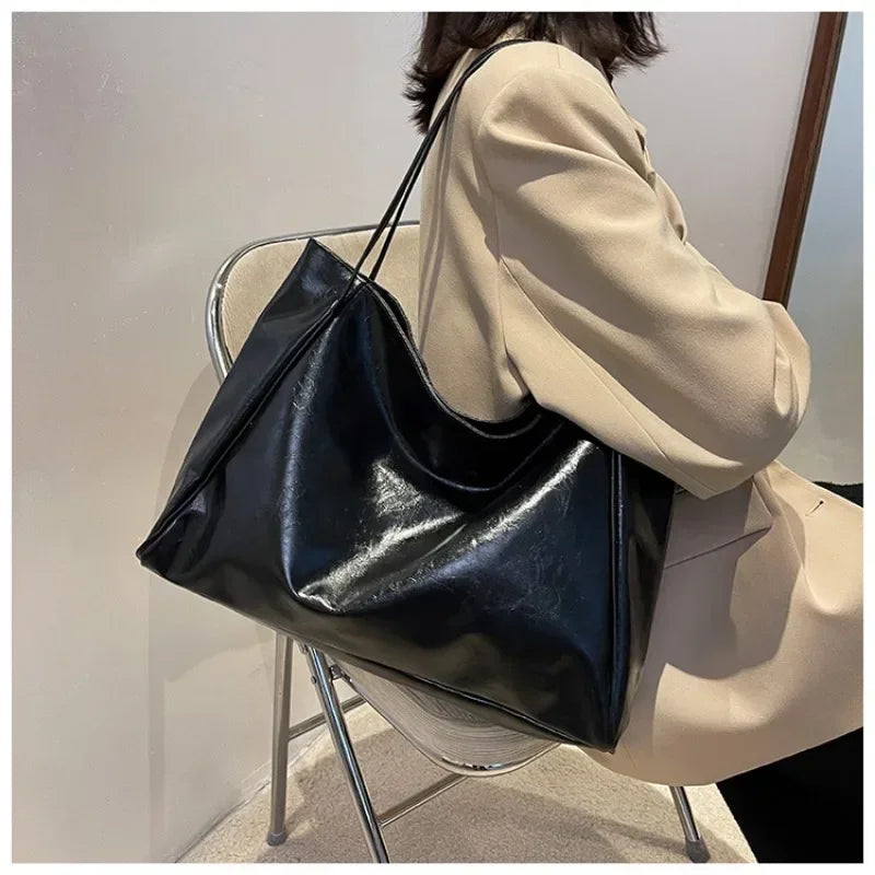 Vintage Umhängetasche große Handtasche für Damen