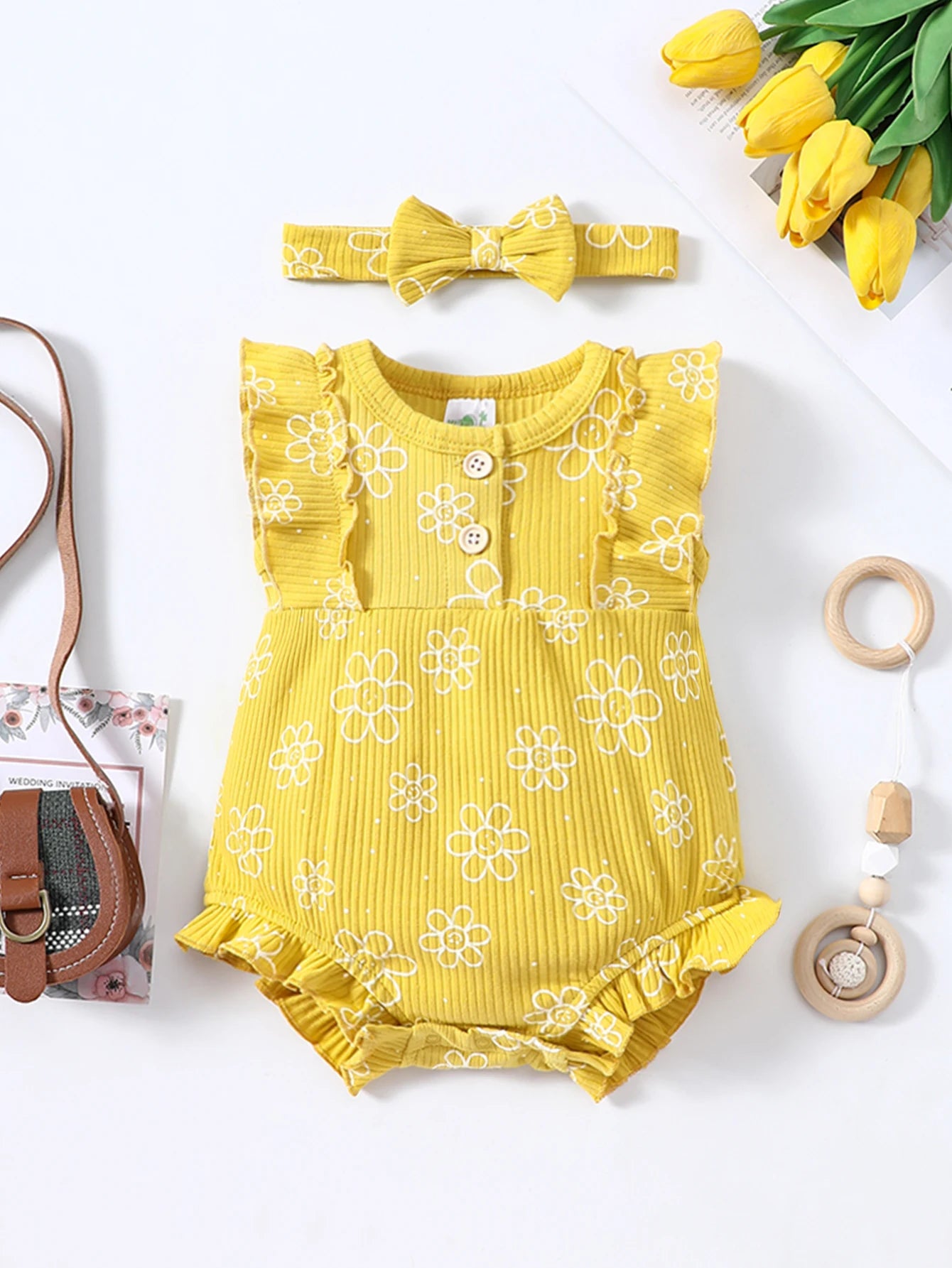 Little Maven Baby Summer Romper 2-piece