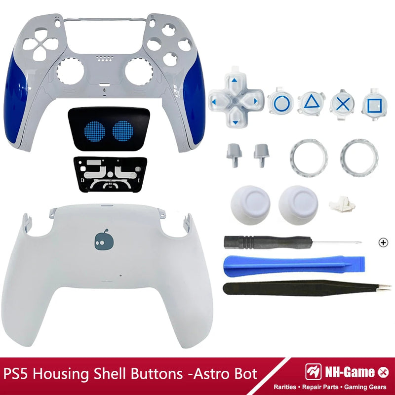 Für PS5 Controller Shell Limited Gehäuse Fall BDM-010/020/030/040/050 Vorne Hinten Touchpad Abdeckung 3D Kappe Tasten