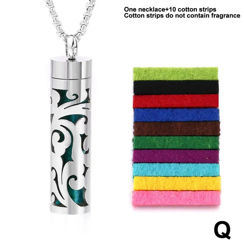 Duftschmuck hochwertige Halskette Aroma Therapie ätherisches Öl Diffusor Parfüm Anhänger