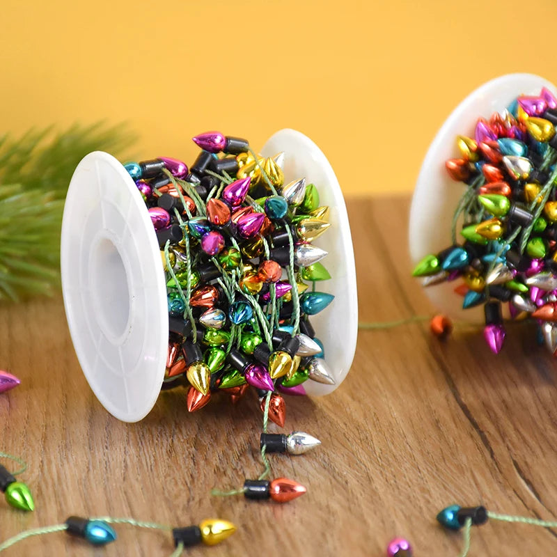 Bunte Glühbirnen String Girlande Weihnachten Weihnachtsbaum Home Dekorationen