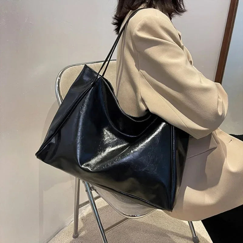 Vintage Umhängetasche große Handtasche für Damen