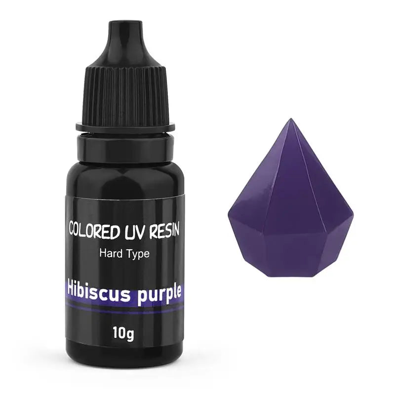 Couleur UV résine colle époxy résine UV colle durcissement bricolage UV colle couleur 10ml