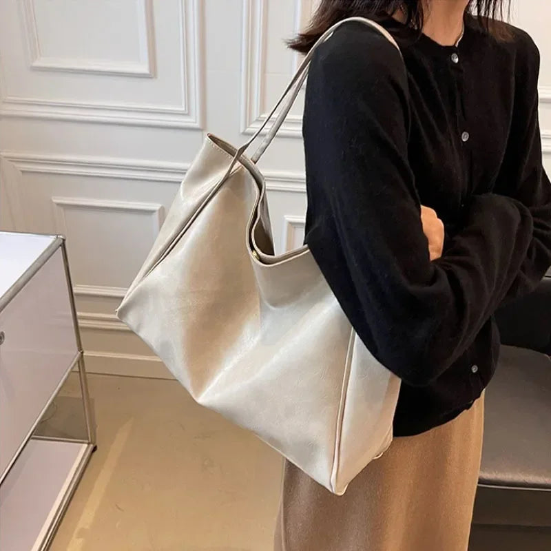 Vintage Umhängetasche große Handtasche für Damen