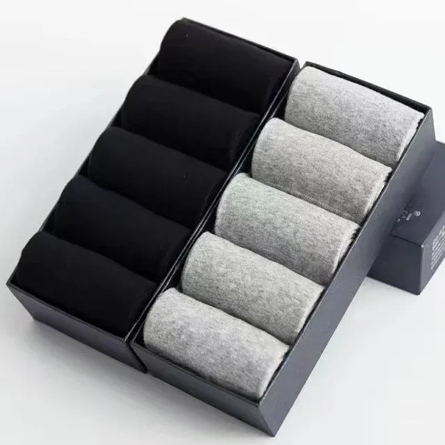 10 Paar Herren Socken aus reiner Baumwolle weiche Business Socken