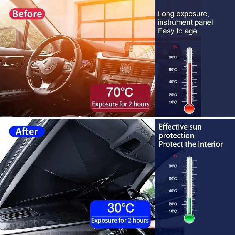 Auto Sonnenschirm für Windschutzscheibe Sonnenschutz Auto Zubehör