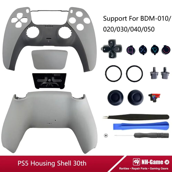 Für PS5 Controller Shell Limited 30th Anniversary Gehäuse Fall BDM-010/020/030/040/050 Vorne Hinten Touchpad Abdeckung 3D Kappe Tasten