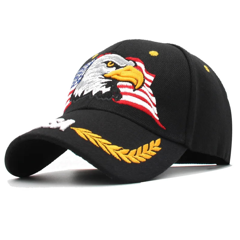 Herren Tier Baseball Kappe Patriotischen Amerikanischen Weißkopfseeadler