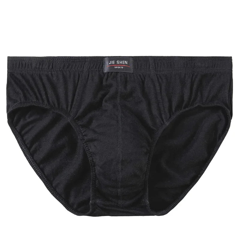 6 Stück Herren Slip Baumwolle einfarbig