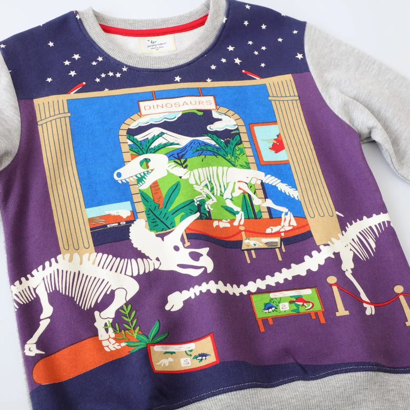 Little Maven Baby Jungen Sweatshirt leuchtende  Dinosaurier