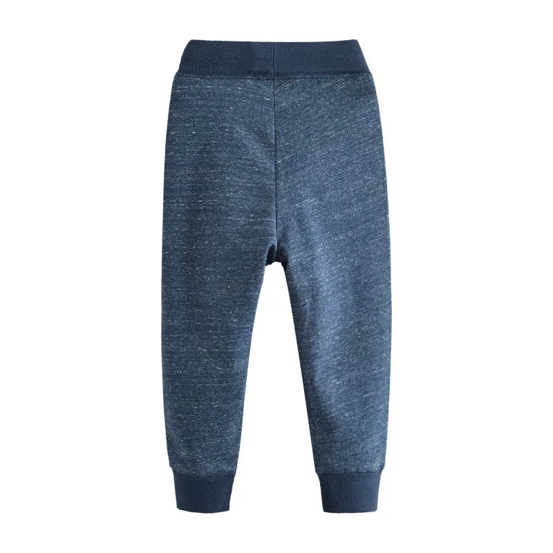 Little maven – pantalon d'automne pour garçon, bleu marine, décontracté, en coton, pour enfants