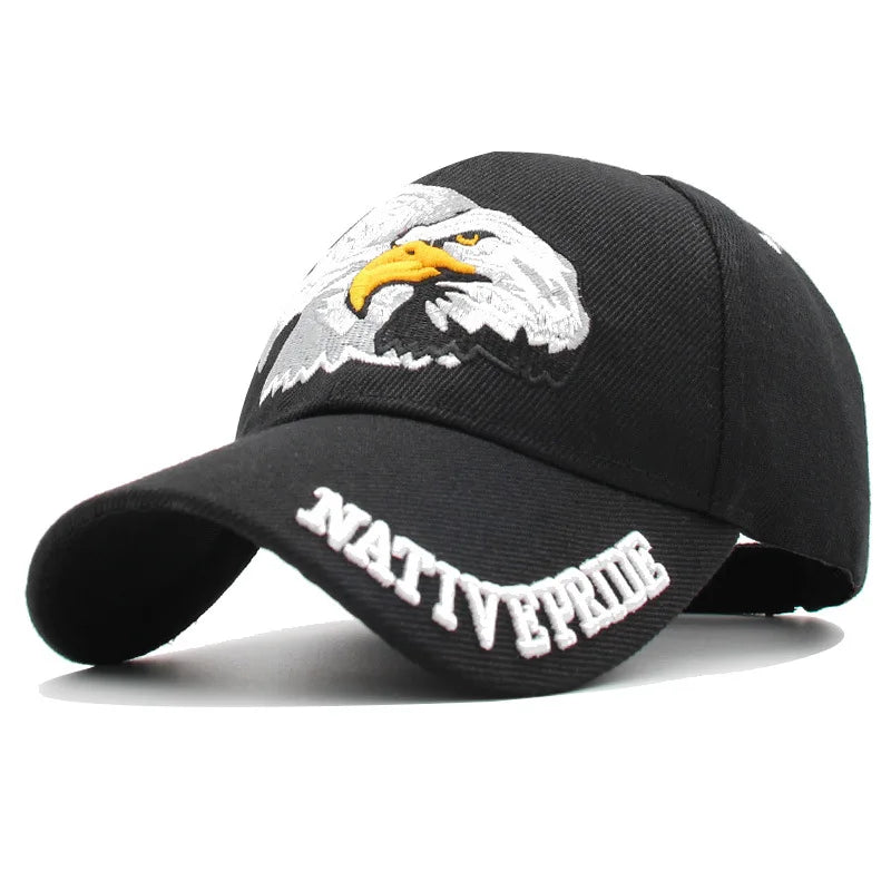 Men's Animal Baseball Cap Patriotic American Bald Eagle