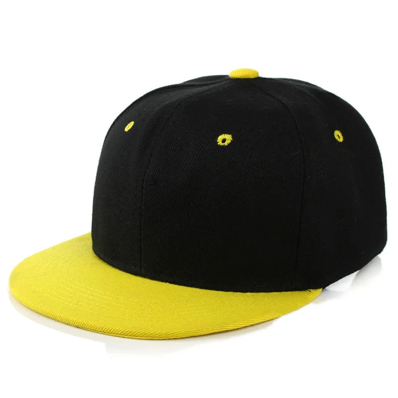 Unisex Fashion Solid Baseball Cap Flache Spitze Hip Hop Sonnenhut