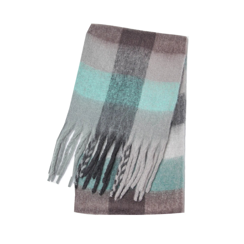 Warmer Kaschmir-Imitat Schal Langer Pashmina Foulard für Damen