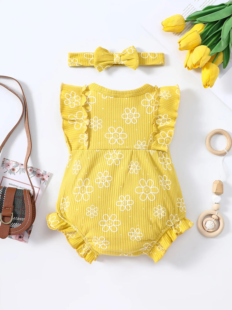 Little Maven Baby Summer Romper 2-piece