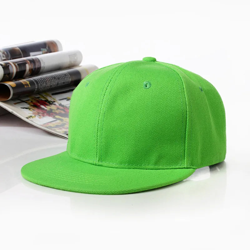 Unisex Fashion Solid Baseball Cap Flache Spitze Hip Hop Sonnenhut