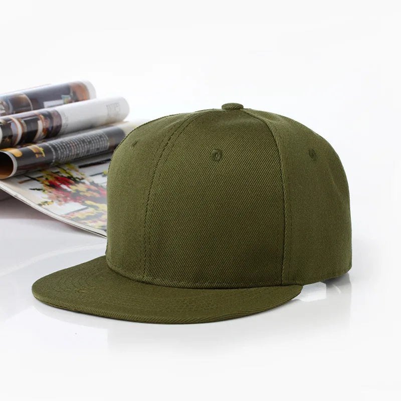 Unisex Fashion Solid Baseball Cap Flache Spitze Hip Hop Sonnenhut