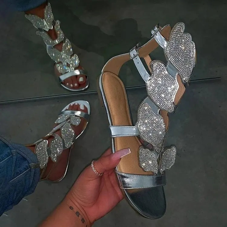Women's butterfly sandals