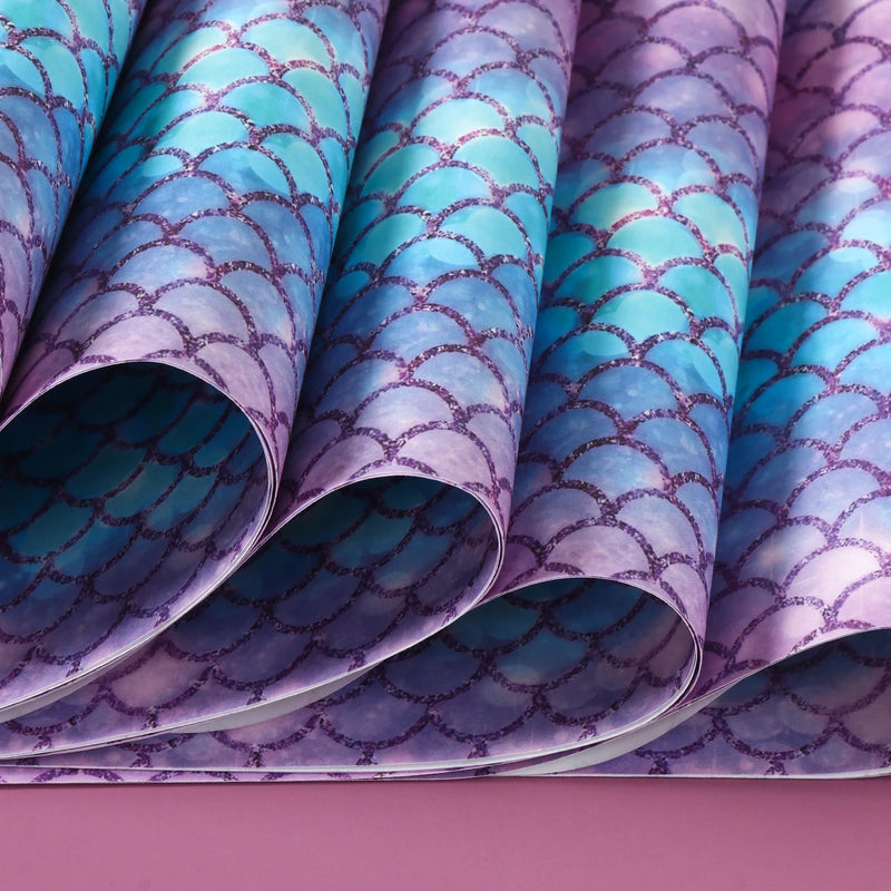 Meerjungfrau DIY Geschenkpapier