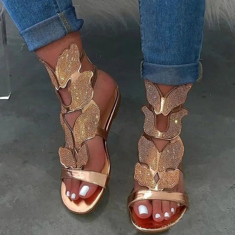 Women's butterfly sandals