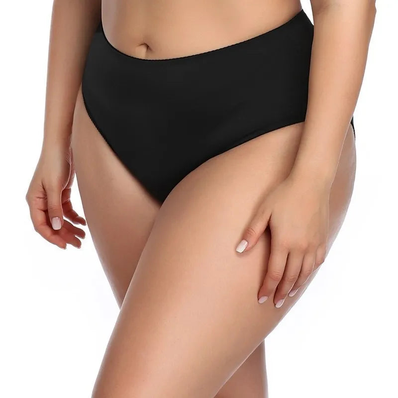 Women's Beauwear Panties Briefs Silk Thin Solid Color Underwear