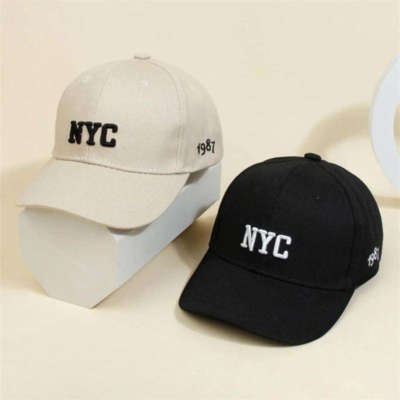 Unisex NYC Bestickte Baseball Kappe Hut Baumwolle USA Hip Hop