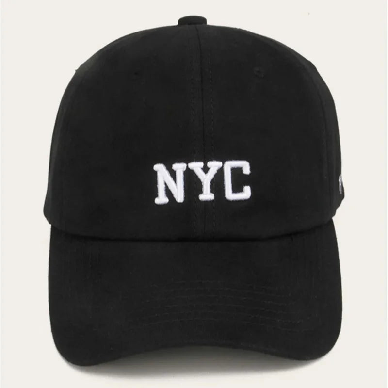 Unisex NYC Bestickte Baseball Kappe  Hysterese Hut Baumwolle USA Kpop Hip Hop