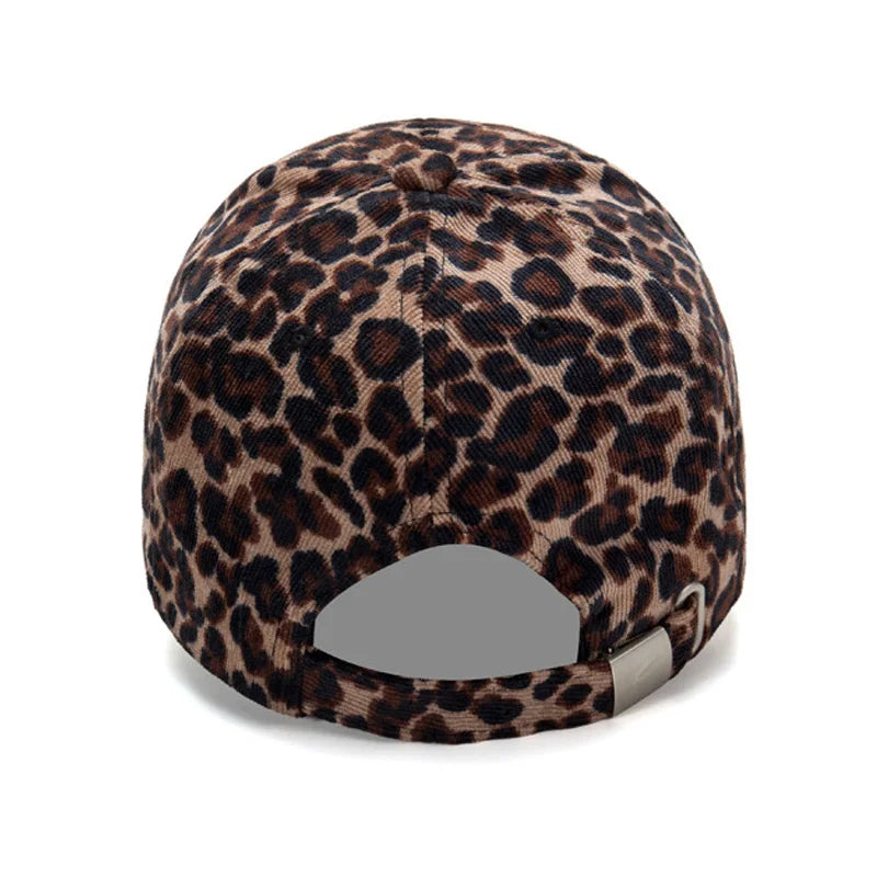 Unisex Leopard Print Baseball Cap Hip Hop Snapback Kappe