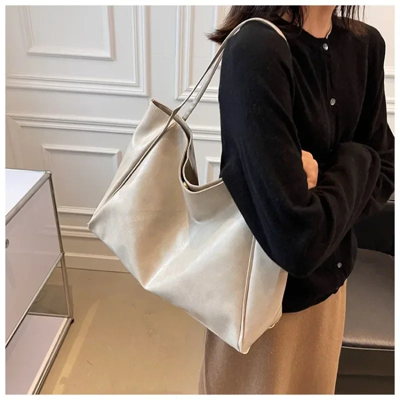 Vintage Umhängetasche große Handtasche für Damen