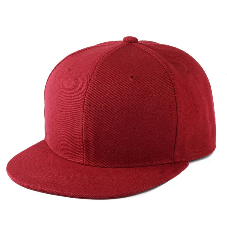 Unisex Fashion Solid Baseball Cap Flache Spitze Hip Hop Sonnenhut