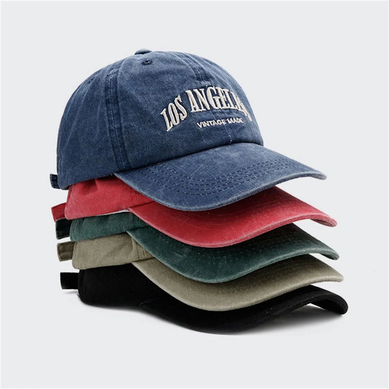 Unisex Baseball Kappen Einstellbar Lässig Retro Baumwolle