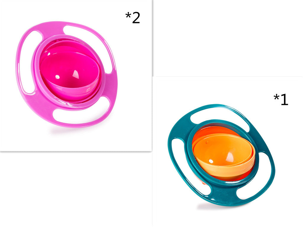 Drehfix Universal-Schüssel - 360 Grad drehbar, auslaufsicher und vielseitig einsetzbar, Spill-Proof